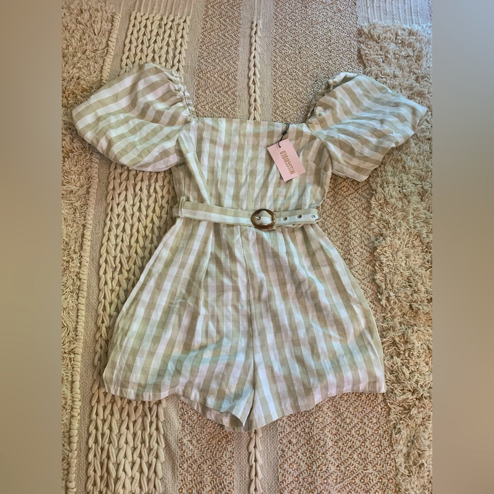 Romper with belt